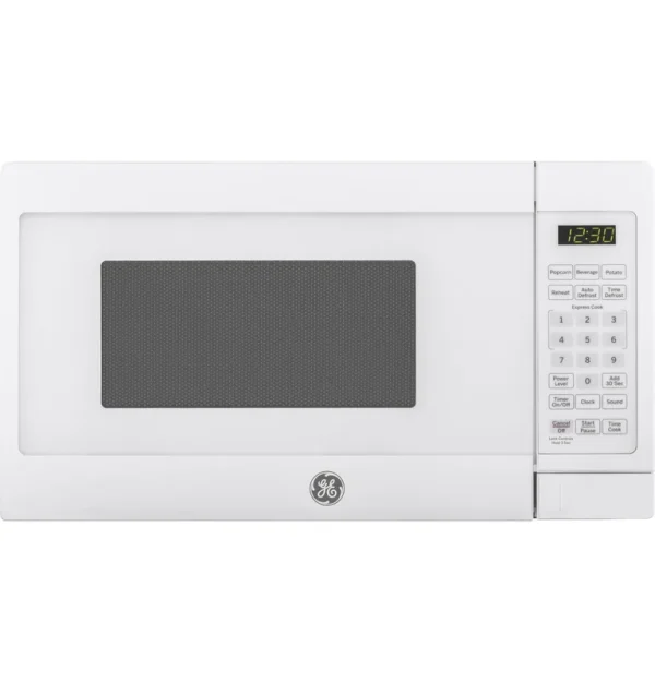 GE White 0.7 Cu. ft. Capacity Countertop Microwave