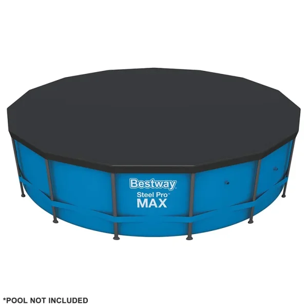 Bestway Flowclear 10 ft. Round Above Ground Pool Cover , Black
