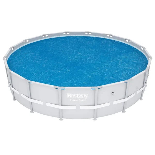 Bestway 15-foot Round Above Ground Swimming Pool Solar Heat Cover | 58253E