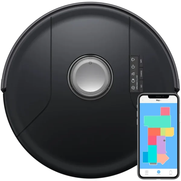 bObsweep PetHair Slam Robotic Vacuum Cleaner and Mop in Jet