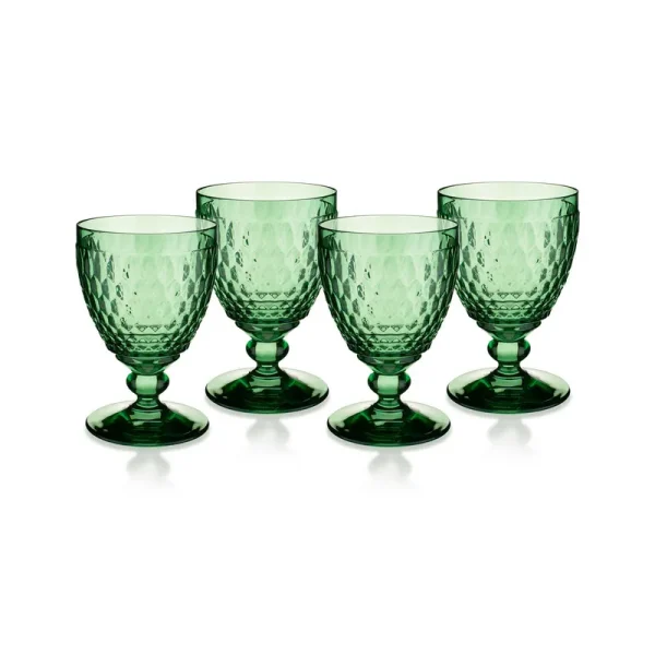 Villeroy & Boch Boston Goblet, Set of 4 - Green