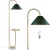 Brass Dark Green Lampshade