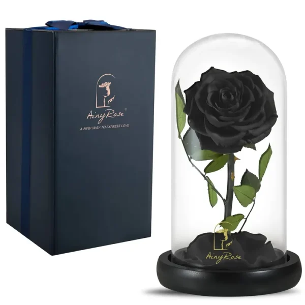 SW Eternal Rose -preserved Real Rose in Glass Dome Gift Eternal