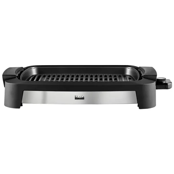 Bella - Pro Series Indoor Smokeless Grill - Stainless Steel