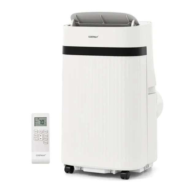 12000 BTU Portable Air Conditioner, 3-in-1 AC Unit with Fan, Dehumidifier & Sleep Mode, 24H Timer, Window Kit, Cools Room up to 550 Sq. Ft