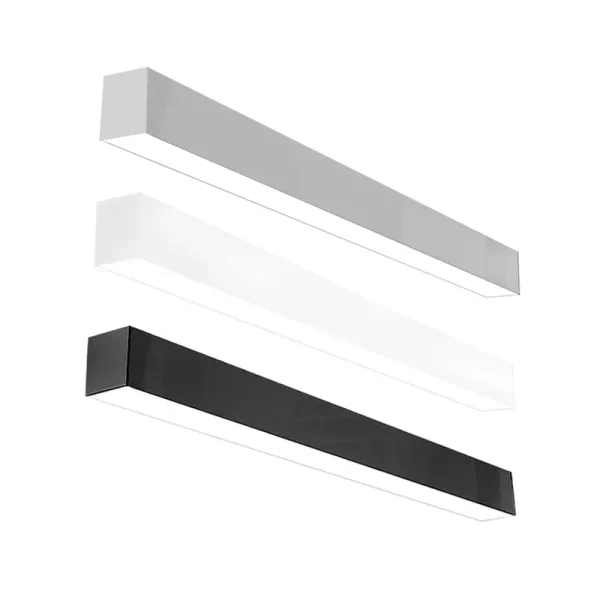8ft LED Linear Fixture, 80W, 100-277V, CCT Selectable, White Finish | Bulk Individual or Wholesale | WareLight by Warehouse Lighting