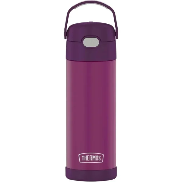 Thermos F41101RV6 Funtainer 16 oz. Red Violet Stainless Steel Water Bottle