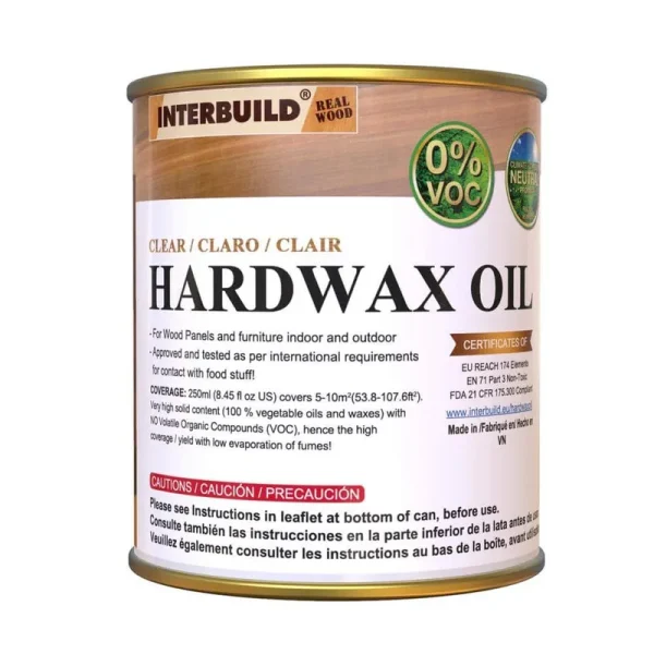8.5 fl. oz. Clear hardwax Wood Oil Stain