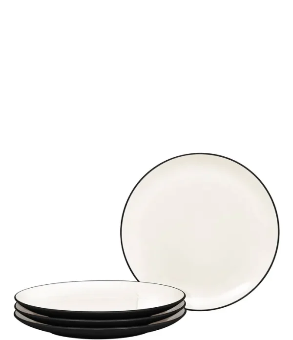 Noritake Colorwave Coupe Salad Plates, Set of 4 - Graphite