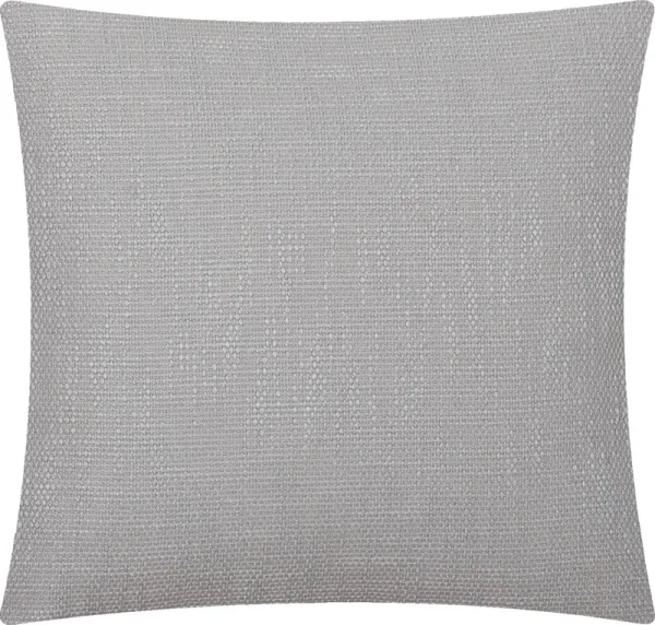 Mainstays Solid Texture Polyester Square Decorative Throw Pillow, 18 inch18 inch, Grey, Size: 18 inch x 18 inch