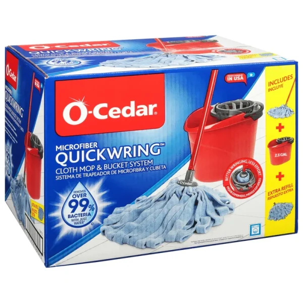 O Cedar Quickwring Cloth Mop & Bucket System