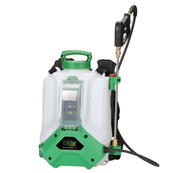FlowZone Cyclone 2.5 Standard/Variable-Pressure Battery Backpack Sprayer (4-Gallon)