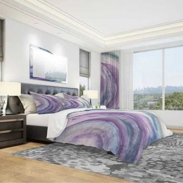 Watercolor Geode I Duvet Cover Set East Urban Home