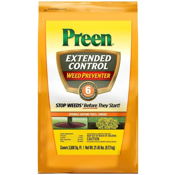 Preen Extended Control Weed Preventer, 21.45 lb.