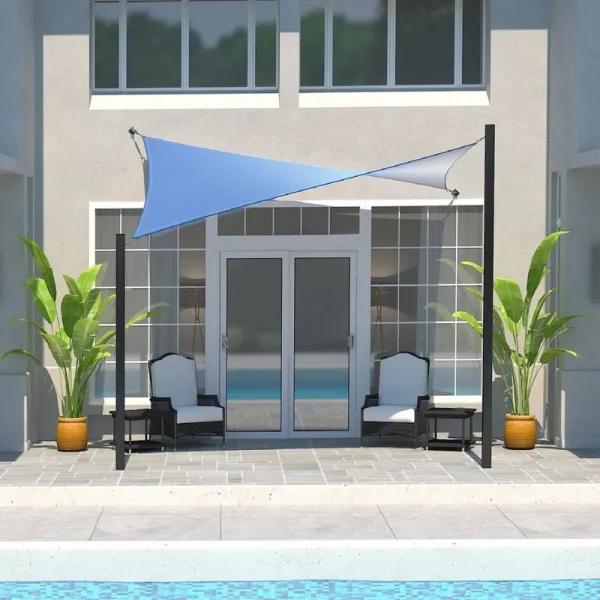Coolaroo Dual Shade Sail Kit 12'x8' Rectangle, Santorini