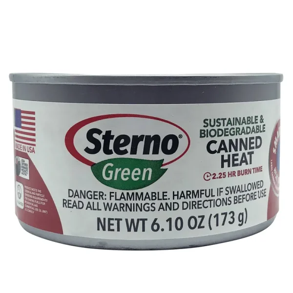 Sterno Canned Heat Ethanol Gel Chafing Fuel - 6.1oz