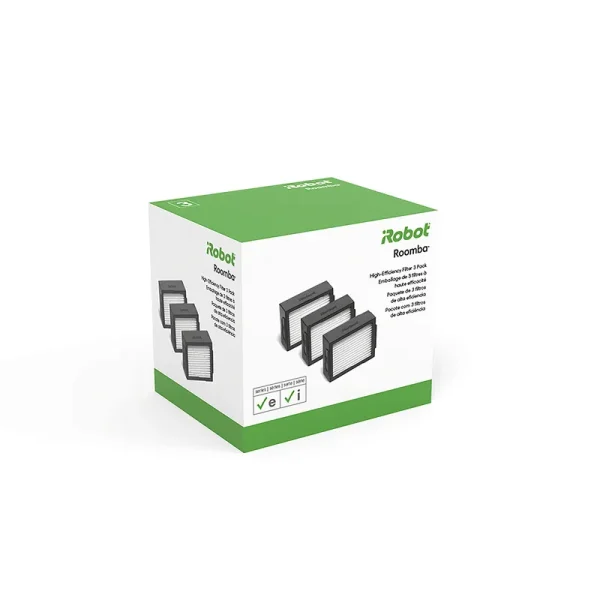 iRobot Authentic Replacement Parts- Roomba E and I Series High-Efficiency Filter, 3-Pack