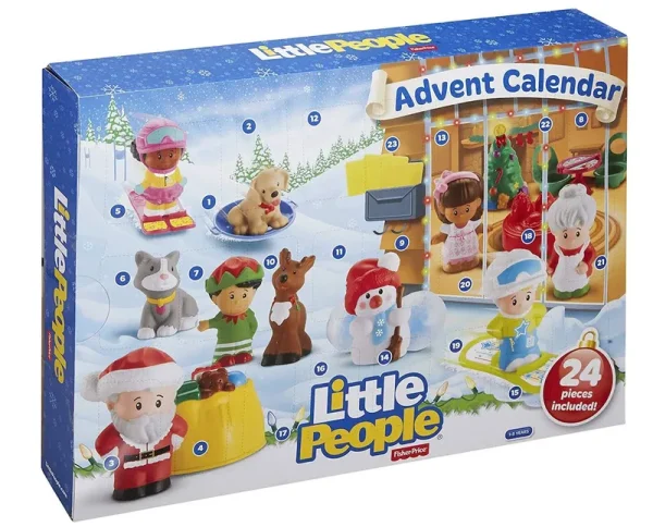 Fisher Price Advent Calendar Little People Large 24 piece XMAS Santa Sealed