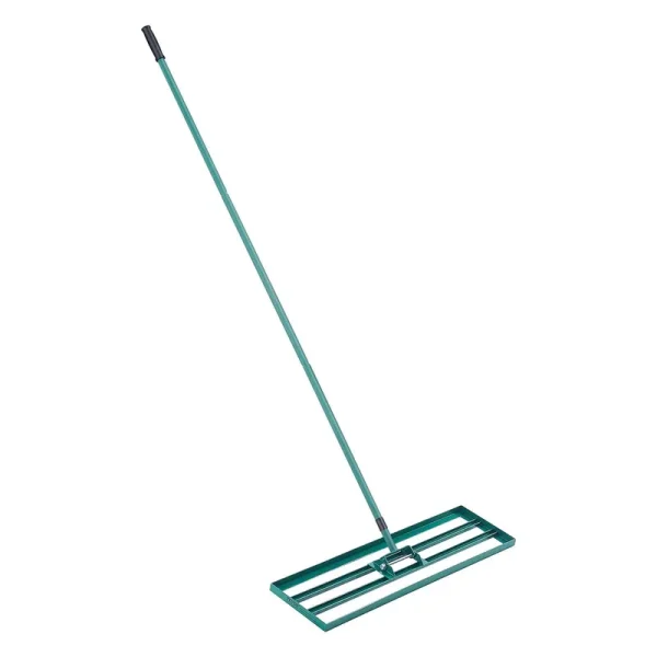 VEVOR Lawn Leveling Rake, 36"x10" Level Lawn Tool, Heavy-Duty Lawn Leveler with 78" Steel Extended Handle, Yard Leveling Rake S