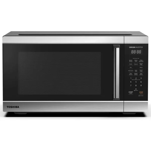 Toshiba 2.2 Cu. ft. Countertop Microwave Oven, 1200 Watts, Stainless Steel