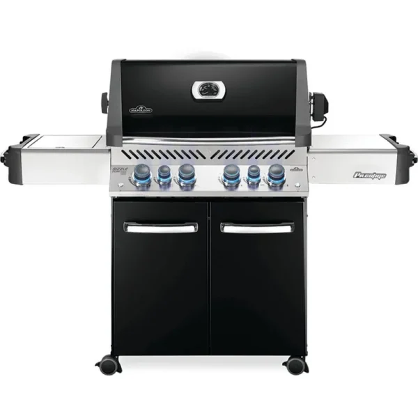 Napoleon Prestige 500 Propane GAS Grill with Infrared Side and Rear Burners, Black