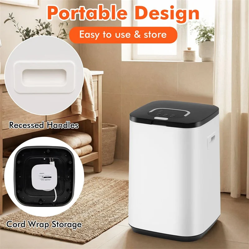 Eletriclife 23L Large Towel Warmer Bucket Hot Towel Heater with Rapid Heating & LED Light for Oversized Towels