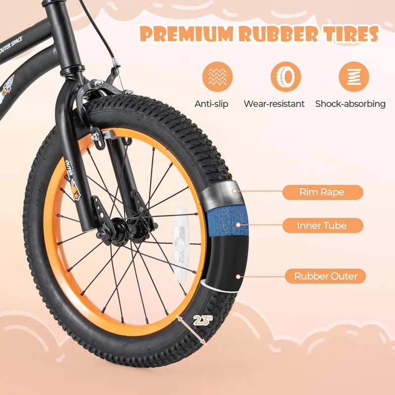 Eletriclife 16-Inch Kids Bike Sport Bicycle with Adjustable Seat and Reflectors