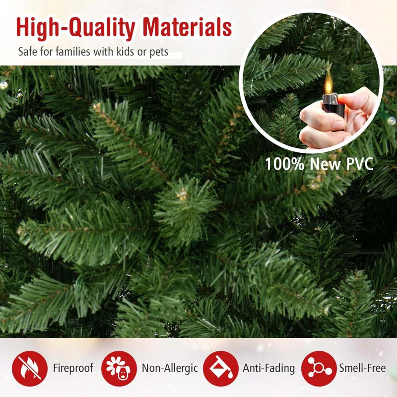 Eletriclife 12 FT Artificial Christmas Tree with 800 Warm White LED Lights