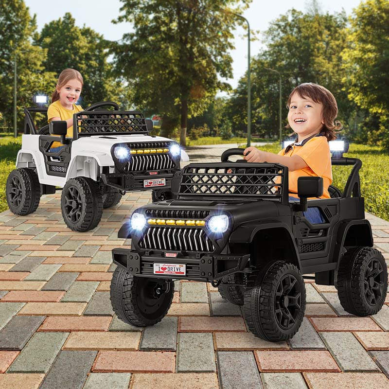 Eletriclife 12V Kids Ride on Truck Car with Parental Remote and Music Player