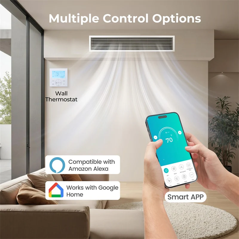 X-Pro 27000 BTU 2 Zone Concealed Ducted Mini Split AC & Heat Pump System