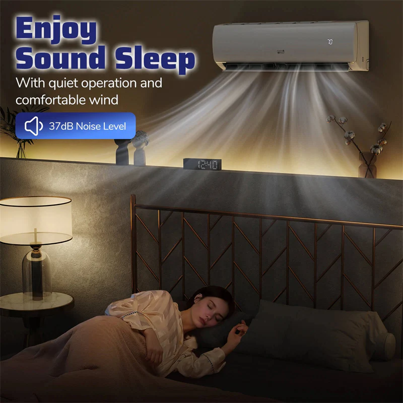 Eletriclife 23000 BTU 208/230V 17 SEER2 Wifi Mini Split Air Conditioner & Heater Pump System