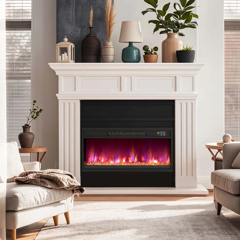 Eletriclife 1500W Electric Fireplace Insert with Remote Control