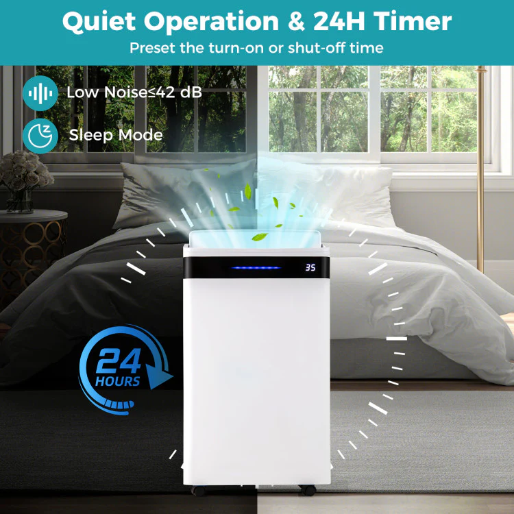 Eletriclife 4500 Sq. Ft 57 Pint Dehumidifier for Home and Basement