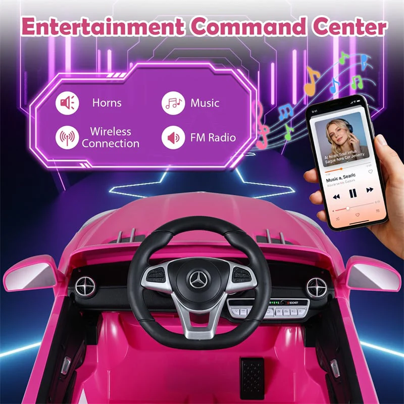 Eletriclife 12V Kids Ride On Car Licensed Mercedes-Benz SL R231 Electric Vehicle with Remote Control