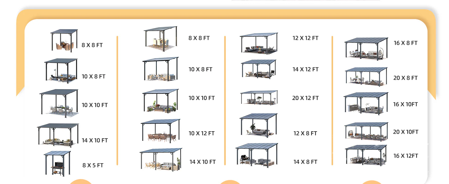 8x12 pergola