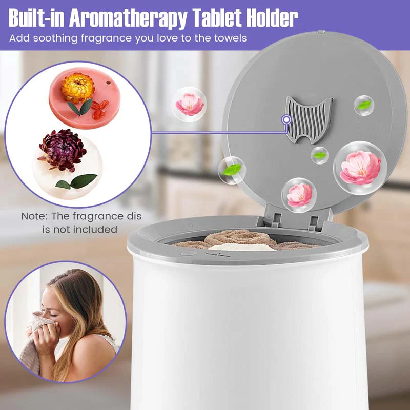 Eletriclife Towel Warmer Bucket with Auto Shut Off for Bathroom